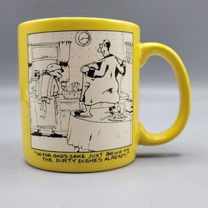 Carlton Cards Gillmania Cartoon Coffee Mug Naughty Comic Strip Dirty Dishes